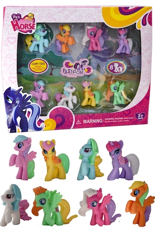 My Little Pony Oyuncak Pony At Karakter Figür Seti 8 Li