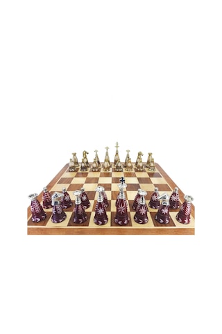 Prestij Serisi Ahşap Satranç Takımı 38 CM