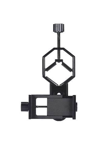 Yaozixa Metal Teleskop Uyumlu Telefon Tutucu, 28-47mm Gözlük Çapı, 5.2-8.2cm Genişlik Ayarı, Outdoor Fotoğraf Çekimi İçin