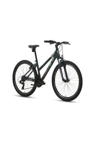 Carraro Force 601 V Fren 21 Vites 26 Jant Dağ Bisikleti Mat Koyu Yeşil Pembe 38 Kadro