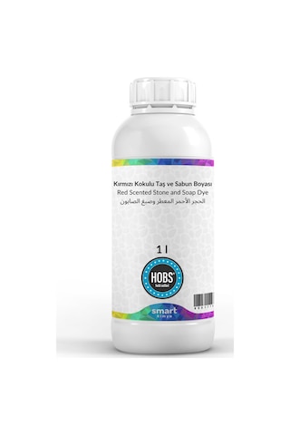 Hobs Kırmızı Kokulu Taş Ve Sabun Boyası 1 Litre