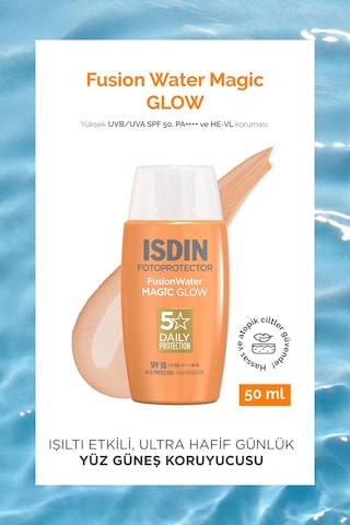 Fotoprotector Fusion Water Magic Glow Spf50 50 Ml