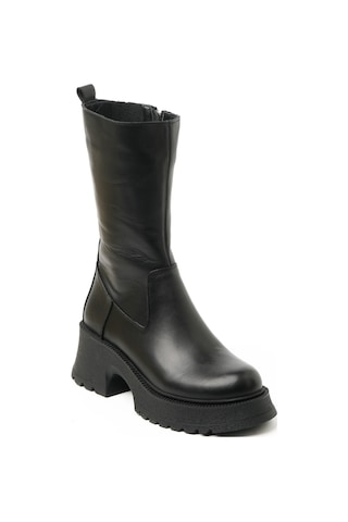 Sıyah Çizme Kadın Rc-33607 John May Siyah