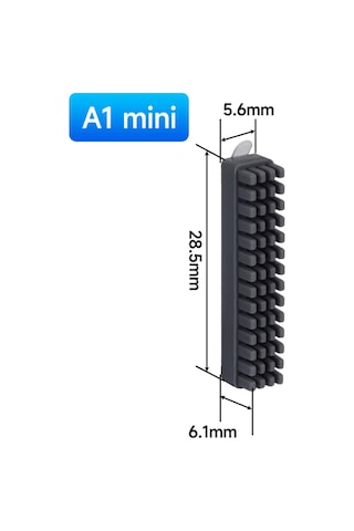 Bambulab A1 Mini Nozul Silikon Fırça 3 Adet