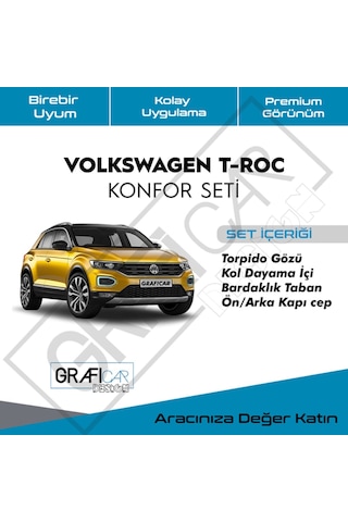 Volkswagen T-Roc Konfor Seti -Araç Içi Ses Giderici Kumaş Kaplama (449866997)