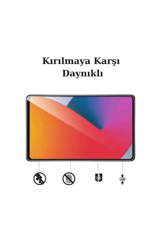 Fuchsia Galaxy Tab S10 Lite 10.9" İle Uyumlu Dayanıklı Temperli Cam Tablet Ekran Koruyucu