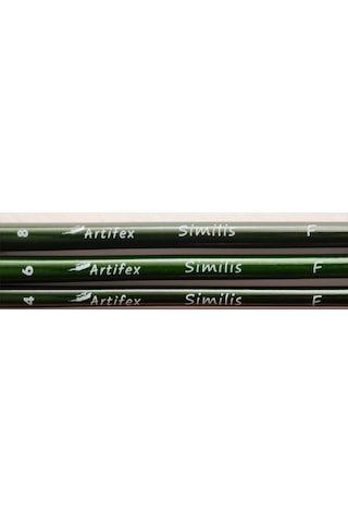 Artifex Vegan Yağlıboya Düz Resim Fırçası - 1 Adet Similis No4