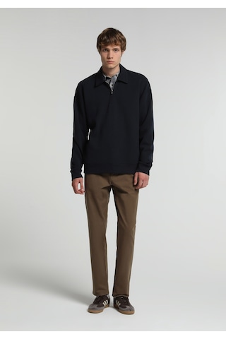 Colin's Colins Relaxed Fit Polo Yaka Düz Erkek Lacivert Sweatshirt Cl1082016 Q1.v2 Nav