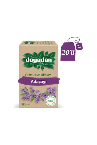 Doğadan Ada Çayı Bitki Poşet Çay 20'li 50 G