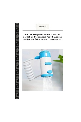Multifonksiyonel Musluk Uzatıcı Ve Sabun Dispenseri Pratik Aparat Kullanışlı Ürün Bulaşık Yardımcısı Çok Renkli
