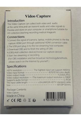 Hdmi Capture Typec Capture Type-c Video Capture Hdmi Video Capture