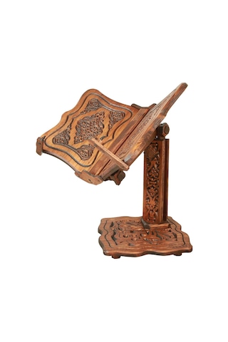 Yüksekliği Ayarlanabilir Ahşap Asansörlü Rahle+ MOTİFLİ