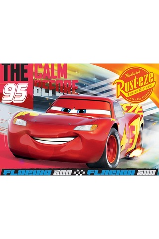 Cr709 Cars 50 Parça Çocuk Puzzle -ks Puzzle Standart