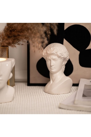 Karaca Home Senator Dekoratif Biblo Beyaz - 300.23.01.0354