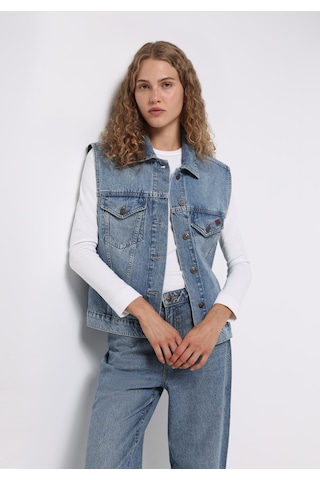 Colin's Colins Oversize Fit Kadın Mavi Yelek Cl1076039 Q1.v1 Dn44475 Denim