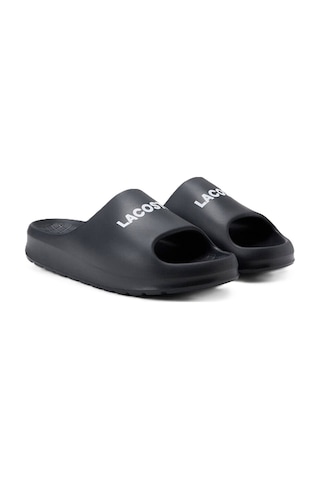 Lacoste Womens Slide Croco 2.0 Evo Black Kadın Terlik Siyah