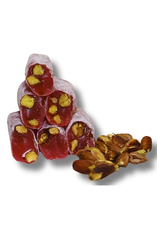 Fitil Lokum Narlı Antep Fıstıklı 500 Gr.jelatinsiz -gulutensiz-vegan-helal