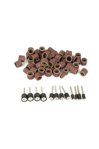 Geeroyoo 132 Parça Döner Alet Zımpara Seti - 80 Kum Paslanmaz Çelik, Ahşap Ve Metal Parlatma İçin