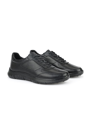 Ziya, Erkek Hakiki Deri Sneaker 153423z92 Siyah 153423z92 000 Siyah