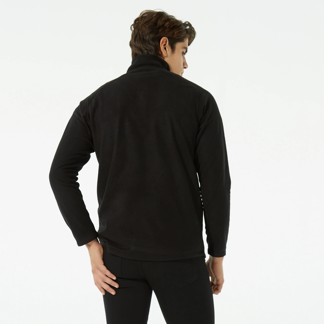 Helly Hansen Daybreaker Zip Fleece Erkek Siyah Polar - 12001 Siyah