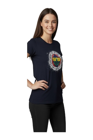 Fenerium Fenerbahçe Tribün Frozen Kadınlacivert Tshirt Lacivert