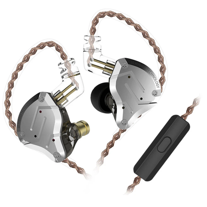 Kz Zs10 Pro Siyah Mikrofonlu 3.5mm Kulak İçi Hibrit Kulaklık Kz-zs10-pro-mıc-bk