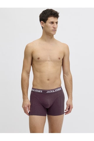 Jack & Jones Erkek 3'lü Boxer Paketi - Timothy - 12291495 Phantom