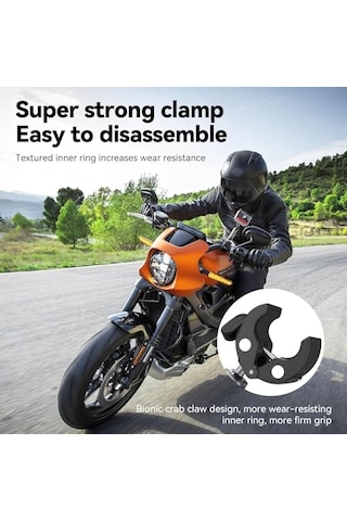 Gidonu Bisiklet Montaj Kelepçeleri Için Hero 13 12 11 10 9 Djı Osmo Action 5 Pro 4 3 360 Çift Top Başlı Kelepçe T