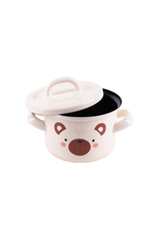 Little Bear Emaye 12cm Bebek Tenceresi 850 Ml