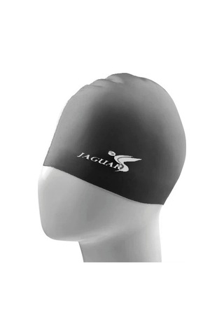 Saf Renk Stili Elastik Silikon Yüzme Bonesi / Yüzme Şapkası, Sc208 Siyah