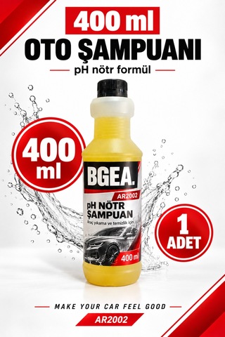 Bgea Ph Nötr Oto Yıkama Şampuanı 400 Ml