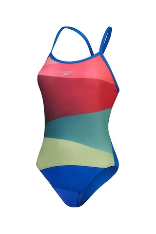Speedo Endurance Plus Kadın Yüzücü Mayosu 8-00317416692 Çok Renkli