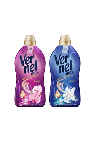 Vernel Max Aromatherapy 1440 Ml Lilyum Ve Orkide 2 Li Paket 2'li Set