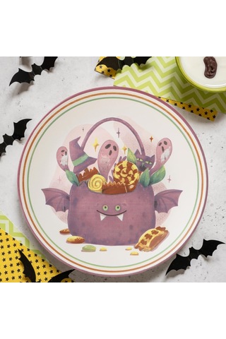 Keramika Halloween Servis Tabağı 26 Cm 22293 Sku: Smg8690010567482 Açık Gri