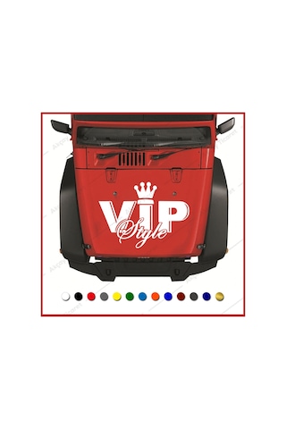 Vip Style Sticker Vip Oto Sticker Her Araca Arma Sticker
