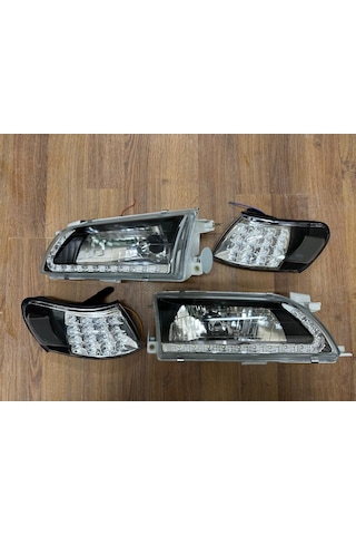Toyota Corolla Ae101 Ön Far + Sinyal Ledli Set 1993-1998