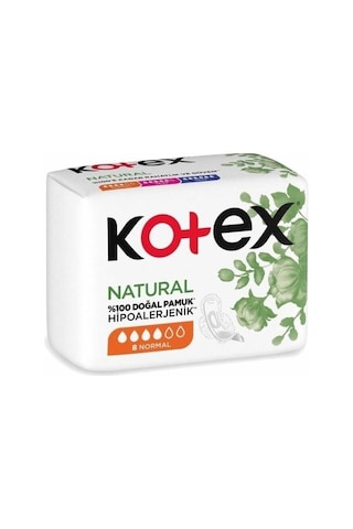 Kotex Natural Ultra Hijyenik Normal Ped 8'li Ped