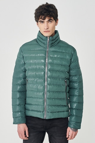 Lee Regular Fit Normal Kesim Dik Yaka Haki Şişme Mont L222378801 Haki