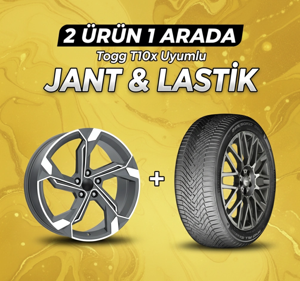 Togg T10x Momo225/60R18 4Mev.Las. 4 Ad.Yıl:2025+DY1708MGMD18"Jant 4Ad.