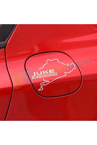 Nissan Juke Nürburgring Oto Sticker Depo Kapağı Yapıştırma