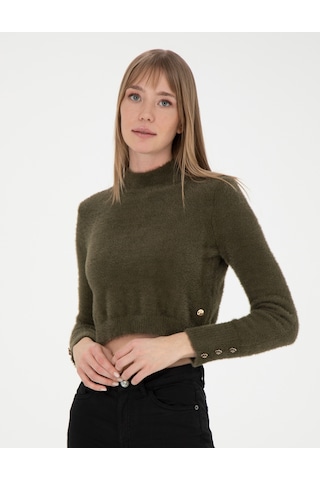 Pierre Cardin Kadın Kahverengi Kazak /triko 50276229-vr238 Kahverengi