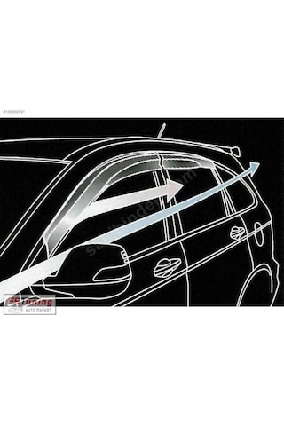 Boğaziçi Honda Crv Uyumlu Cam Rüzgarlığı Mugen 4.lü 07-12 Bg-1066