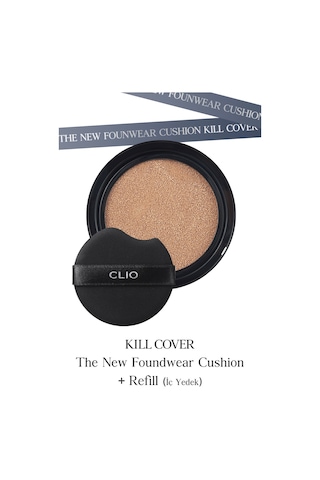 Clio Kill Cover The New Founwear Cushion + Refill SPF50+ 1.5 Fair