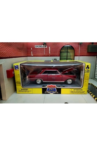 New Ray Koleksiyon 1 / 24 Ölçek 1964 Chevy Nova Ss Kırmızı Model Metal Araba