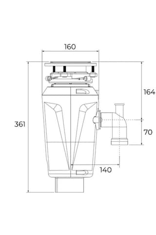 Teka Trs 520 Çöp Öğütüvü 10l Siyah