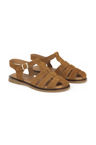 Ziya Kadın Hakiki Deri Sandalet 1611047z26600 Taba 1611047z26600 320 36