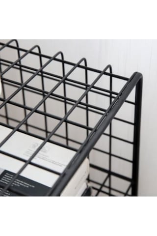 Metal Sehpa Iskandinav Model Kafes Tel Ayaklı Raf Wd108