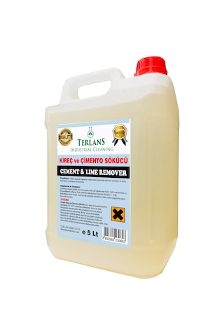 Terlans İnşaat Sonrası Çimento Temizleyici Kireç Sökücü 5 Kg