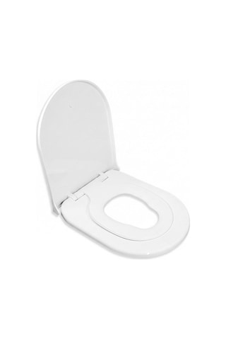 Aqua Bagno Junior D Çocuk Adaptörlü Klozet Kapağı Tak Çıkar Yavaş Kapanan Beyaz Pp Diğer