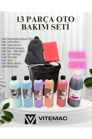 13 Parça Oto Bakım Seti Vitemac